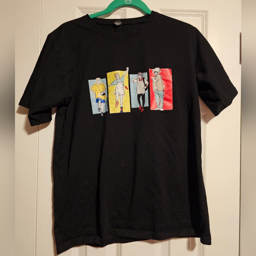 Black Jujutsu Kaisen Anime Graphic Tee